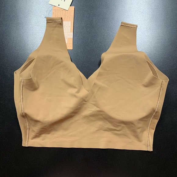 True & Co Body Lift V Neck Bra Bronzed Brown Nude - Picture 4 of 5